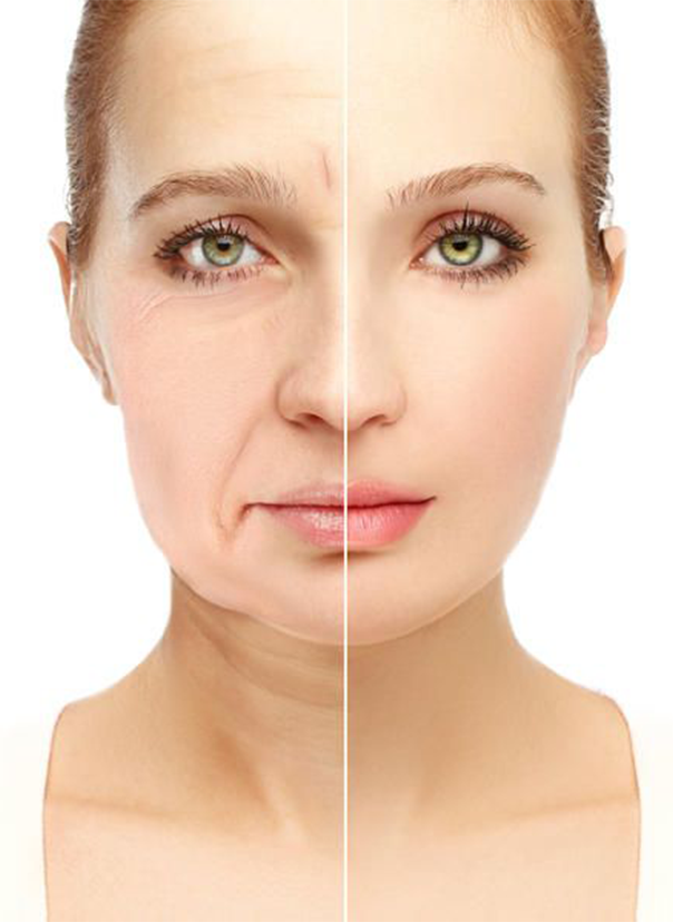 Chăm sóc da lão hóa, chảy xệ